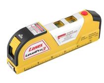 Versatile laser horizontal ruler gradienter with inch scale wire feeder infrared LV02