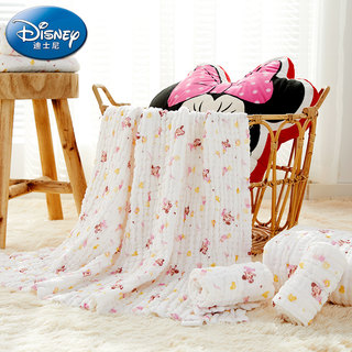 Disney baby bath towel cotton gauze super soft absorbent newborn blanket newborn baby children towel quilt