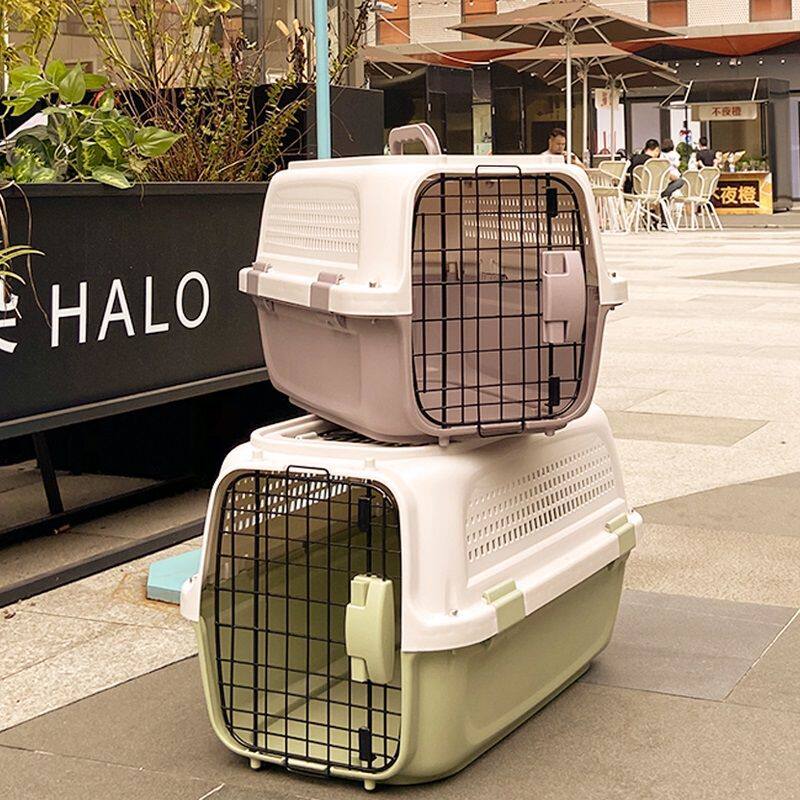 Cat air box pet consignment box cat cage portable portable outing cat bag dog car transport dog box