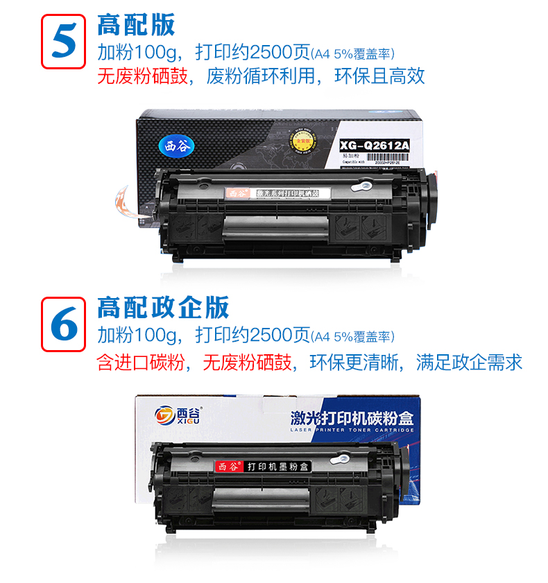 Đối với Hộp mực HP HP12A Laserjet M1005 HP1020plus 1005MFP hp1010 1018 Q2612A Hộp mực máy in Canon LBP2900 crg303 - Hộp mực