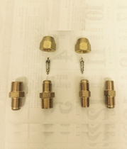 Refrigeration and fluoride mouthpiece Thick and thin tooth joint Refrigeration screw machine semi-hermetic compressor special maintenance process port