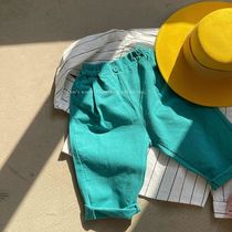 Chen Ma childrens trousers 2021 spring new Korean version of male and female casual pants baby loose Haren pants fashion pants tide