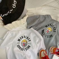 Chen Ma childrens T-shirt 2021 summer new product boy and boy cartoon tiger print short sleeve t baby casual top tide