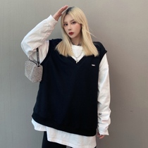 (WUT official store)2020AW three-color waffle knitted basic vest mens and womens tide brand JK casual vest