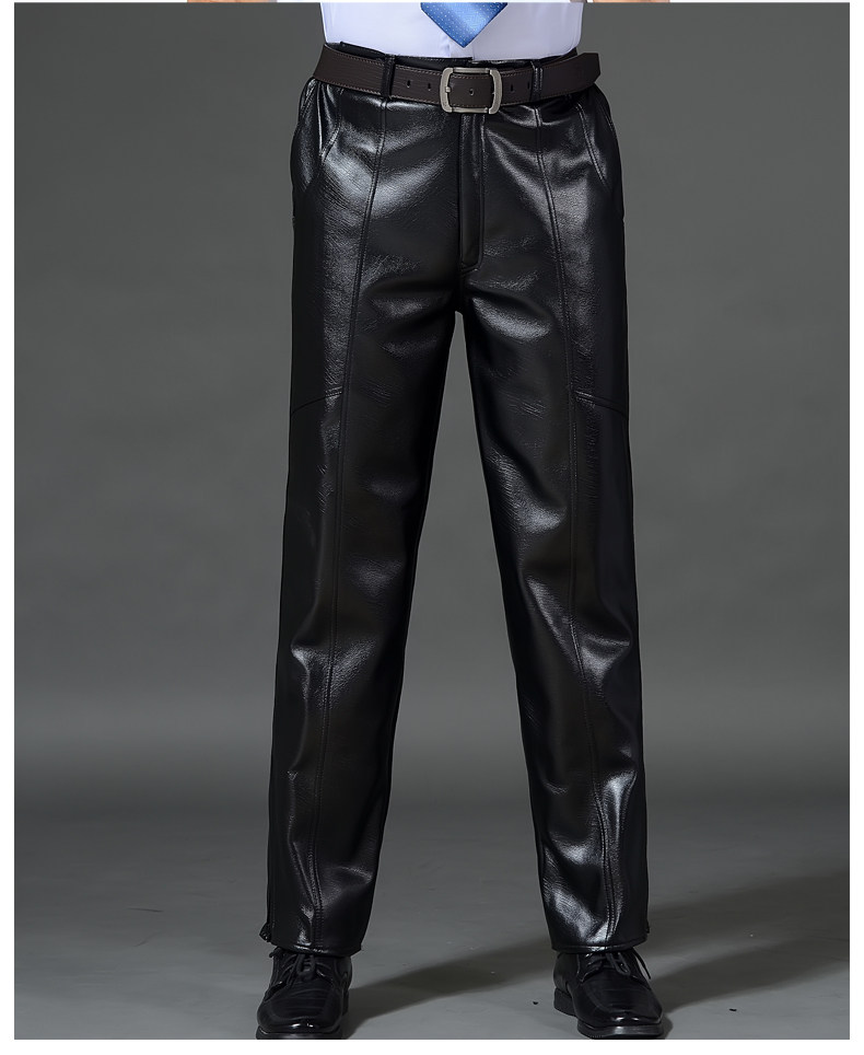 Pantalon cuir homme droit - Ref 1493431 Image 16