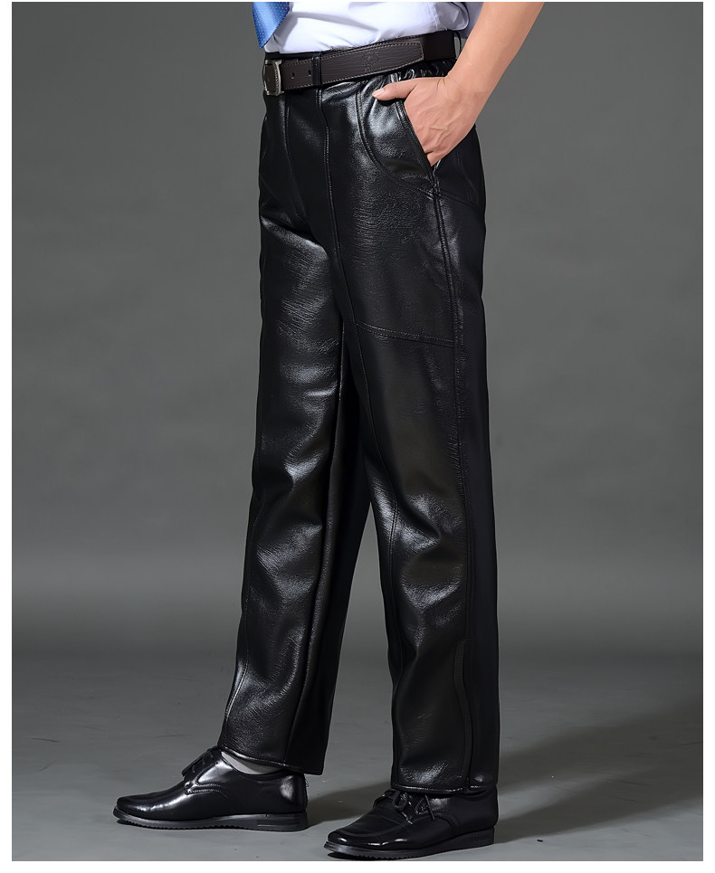 Pantalon cuir homme droit - Ref 1493431 Image 18