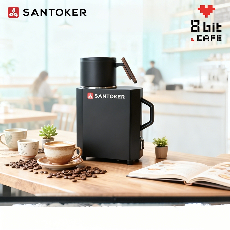 San Dou Ke Q10 Cube10 Coffee Bean Roaster Roasting Machine for Cafes - Stubborn Bean Roasting Tank