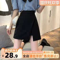 Shorts skirt womens high waist autumn and winter 2022 skirt autumn loose work bag hip skirt commuting ins slim lady