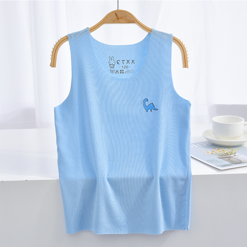 Mordale childrens mùa hè vest bông bụng chàng trai lạnh quần áo mỏng và trẻ em gái pajama đánh dấu bé nhà quần áo.