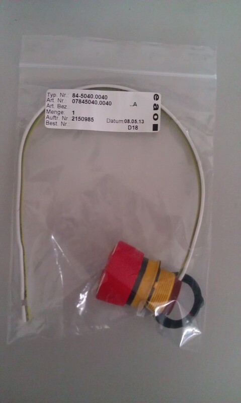 84-5040.0040 Brand New Original Imported Swiss Eao Emergency Stop Switch Is Available in Stock 84-5040.0040 Brand New Original Imported Swiss Eao Emergency Stop Switch Is Available in Stock