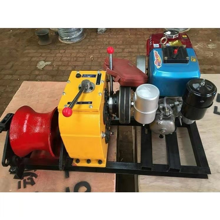 Ra - pull cable maneuvering grinding machine Fast mountain leaf 3 tons tractor 8 tons electric gasoline engine 5 tons pulling machine