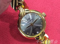 Good product domestic Shanghai gold-plated machinery manual womens bracelet Diamond Watch clearance transfer excellent price processing collection