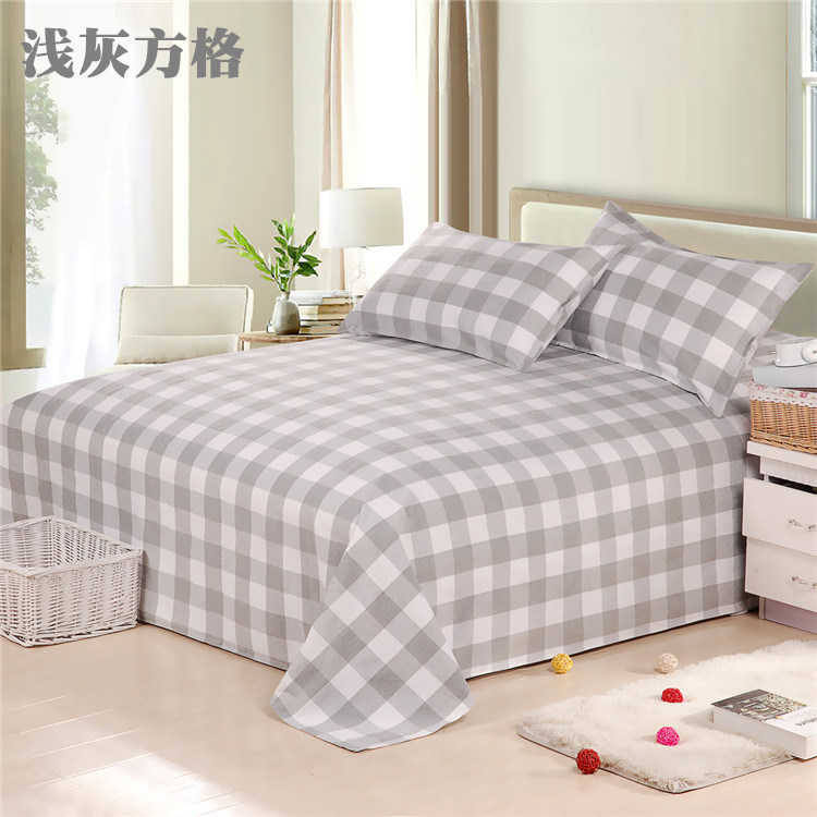 Vải thô cũ dày mã hóa sinh viên ký túc xá giường đơn đôi giường đơn mảnh ba mảnh đặt 2 m mua đặc biệt ga giường cưới