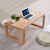 Tatami camphor pine tea table Coffee table Simple European solid wood coffee table Bay window table Windowsill coffee table Floor table Coffee table table