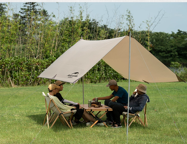 Naturehike Cứng Núi Tán Lều Cắm Trại Ngoài Trời Bạt Phủ Di Động Dã Ngoại Chống Mưa Chống Nắng Pergola đồ cắm trại chính hãng cho thuê lều trại