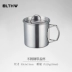 nồi nấu ăn cắm trại LTHW Lvteng gấp ngoài trời cốc nước trà cắm trại uống cốc cốc cà phê thép không gỉ 304 dung cu nau an bộ dụng cụ nấu ăn joseph 