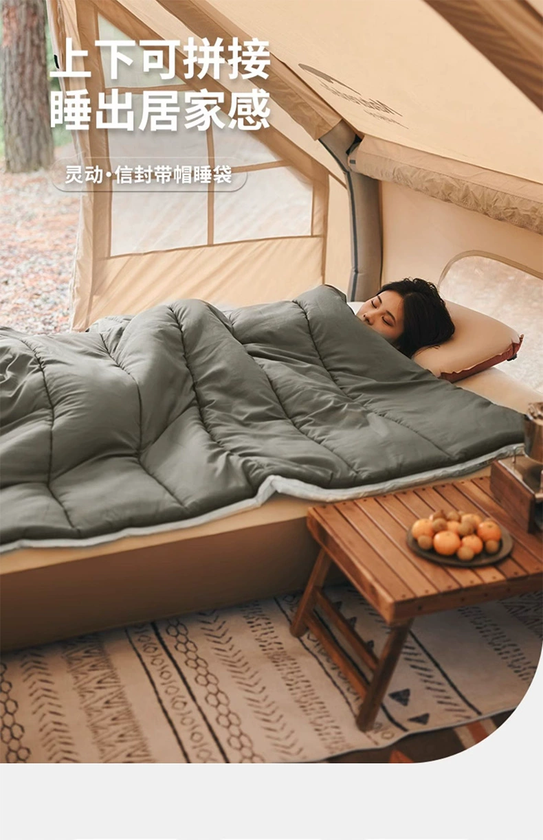 Naturehike Thông Minh Bao Cotton Túi Ngủ Di Động Cắm Trại Ngoài Trời Người Lớn Túi Ngủ Đơn Splicable túi ngủ cho be 1 tuổi túi ngủ văn phòng