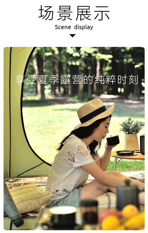 BLACKDEER Hươu đen không-thời gian hầm lều dày 2 lớp chống mưa 2 phòng và 1 sống lều cắm trại lớn lều cắm trại 4 người lều dã ngoại 4 người