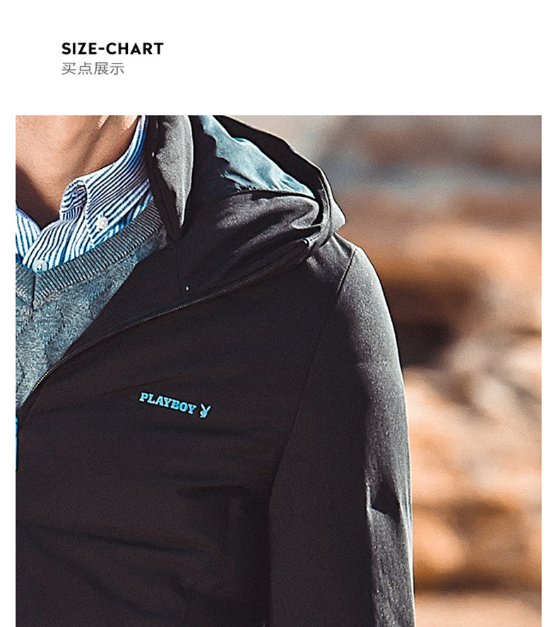 Blouson homme PLAYBOY     en Polyester - Ref 3120524 Image 9