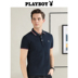 Playboy ngắn tay t-shirt nam mùa hè mới xu hướng kinh doanh áo sơ mi cổ áo polo áo sơ mi nam giản dị của quần áo Áo phông ngắn