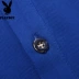 Playboy cotton ngắn tay T-Shirt nam mùa hè phần mỏng màu rắn từ bi của nam giới kinh doanh bình thường nửa tay áo polo áo sơ mi