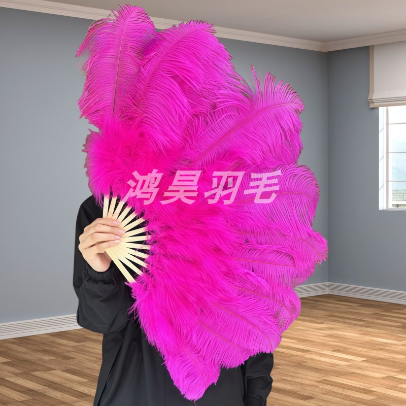 多尺寸鸵鸟羽毛扇适合2025舞台表演吗？智能化新趋势如何选？