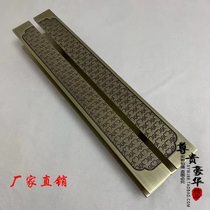 Chinese antique Xiangyun door handle European modern luxury bronze glass door handle Hotel wooden door handle