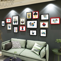 Free photo washing thick childrens room bedroom photo wall warm combination photo frame wall creative photo wall decorative painting