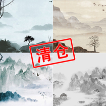 Direct Sowing Room Decoration Background Wall 3d Solid HD Fast Hand Shake Soundnet Red Anchor China National Wind Big Size Background Cloth