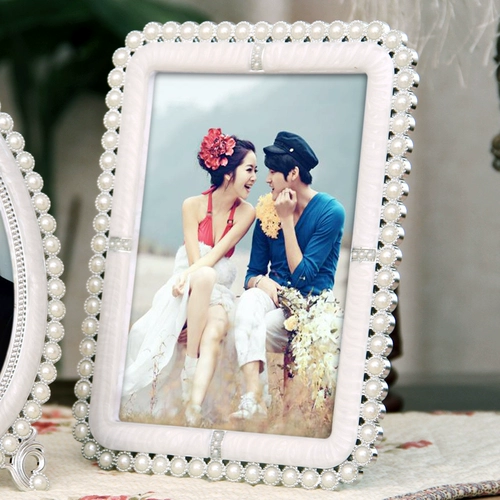 Скандинавская фоторамка из жемчуга, европейский стиль, 7 дюймов, свадебный подарок