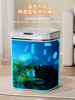 Smart Sensor Trash Can, Fully Automatic Electric Household Trash Bin for Living Room and Bathroom, 2025 New Model with Lid, Luxury Style for Toilet