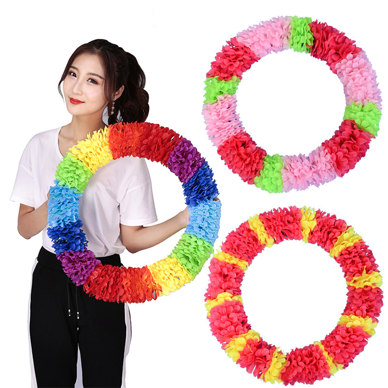 Games admission props opening ceremony hand holding garland kindergarten dance gymnastics morning exercise equipment exercise props custom-made