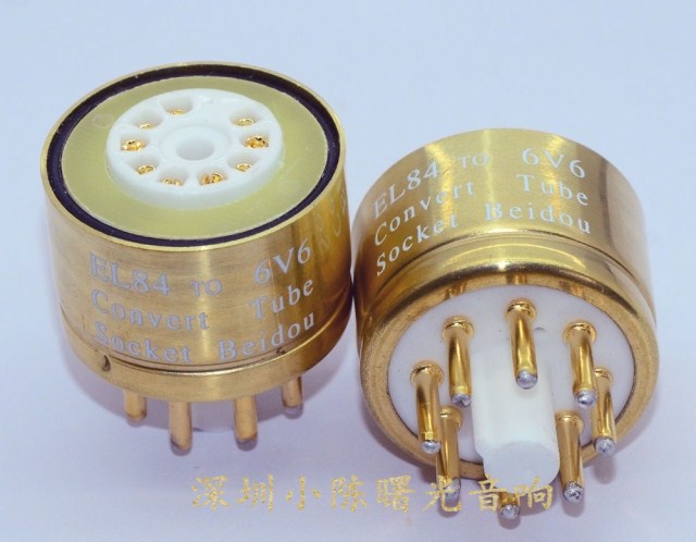 Conversion seat EL84 6V6 6V6 gilded EL84 vacuum tube turn 6V6 EL34 vacuum tube converting seat