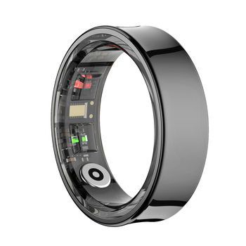 New cross-border r09 smart ring, heart rate, blood oxygen, sleep, exercise, pedometer, waterproof, bluetooth, camera, with charging compartment