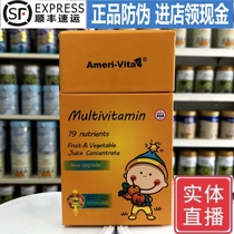 There are activities. Ameri-Vita grows only he multivitamin fruit and vegetable juice concentrate calcium iron zinc