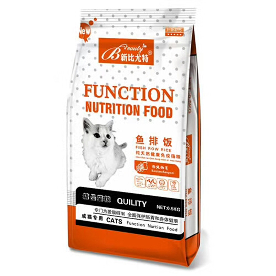 New biyotte 500 gr * 20 bags of natural fish steak rice cat food 10kg beauty short Gafe for young cat freestyling