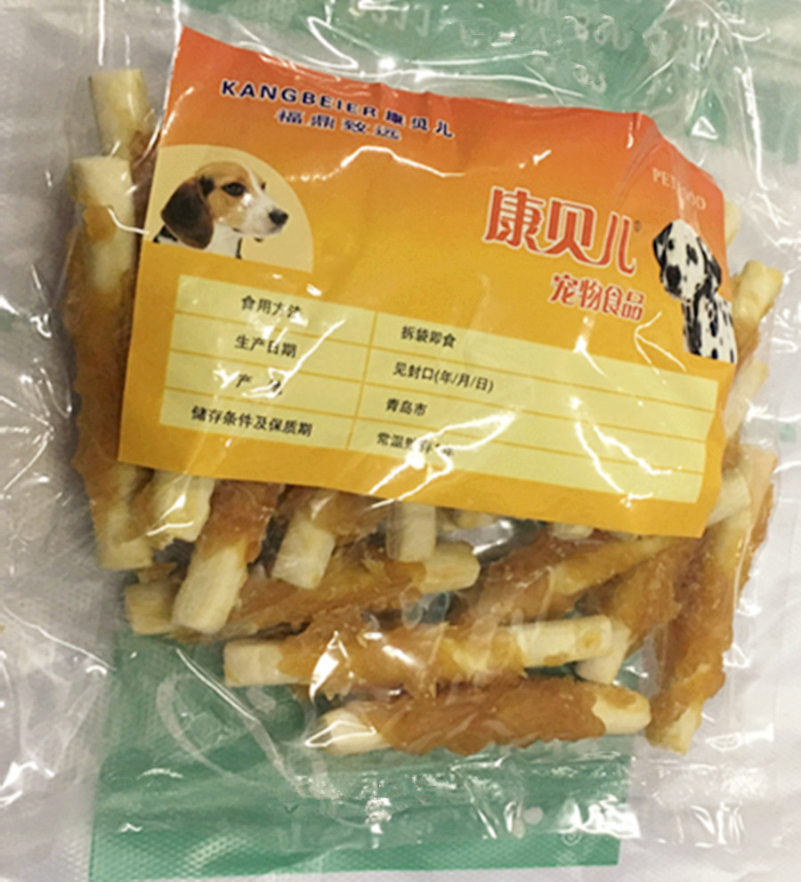 Dog snacks Conbelle chicken around calcium Milk Rod Cheese Grilled Teeth 400g teddy gold wool 5 packs