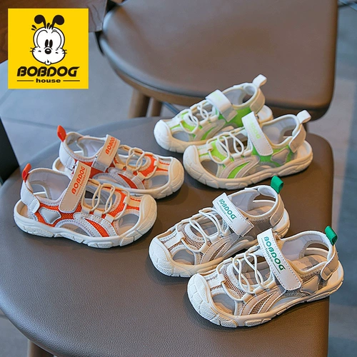 Детские туфли, летние сандалии, спортивная пляжная обувь для мальчиков, подходит для подростков