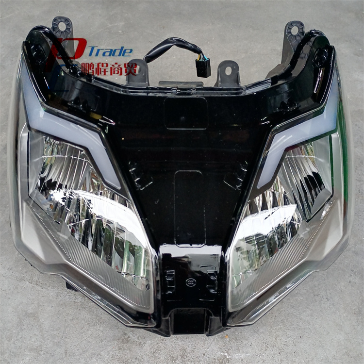 Applicable how-to AFR125 headlights glass HJ125T-27 headlights headlight glass assembly original dress-Taobao