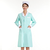 Nurse uniform female 2021 spring new short-sleeved pharmacy internship male doctor white coat long-sleeved beauty salon overalls