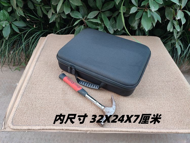 Large portable hard tool bag thickened waterproof and wear-resistant drone storage bag multi-functional portable maintenance bag