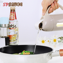 Japan sp sauce explosion-proof oil pot automatic open cap oil pot leak-proof oil bottle seasoning bottle oil pot oil vinegar pot home