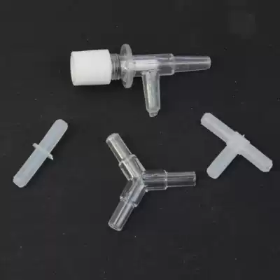 Bubble stone aeration stone waterproof stop valve shunt confluence three-way straight-through trachea fixed suction cup air volume control valve