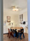 French Mid-Century Style Restaurant Fan Light, Cream Style Children's Room Bedroom Eye-Protecting Silent Ceiling-Mounted Cloud Fan Light