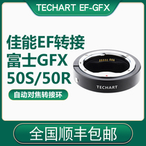 Techart Tiangong Canon EF lens to Fuji GFX 50s GFX 50R automatic adapter ring EF-FG01