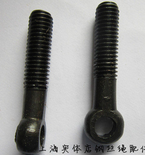 Iron hanging ring joint screw black live joint screw with hole bolt M6*30 40 50mm 50 price