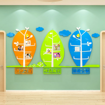 Learning campus counseling class classroom wall decoration sticker mural photo announcement display column education institution trusteeship