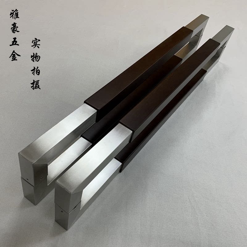 Customize the large door handle modern glass door handle wood door handle European style stainless steel handle