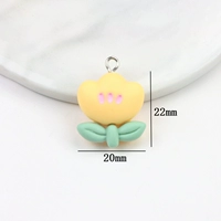 № 12 Желтый цветок (с железным ободом) N401