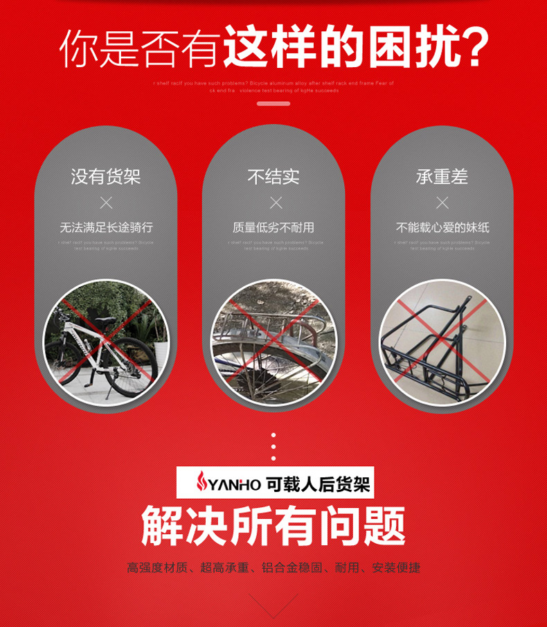 Porte-bagages pour vélo - Ref 2412461 Image 6